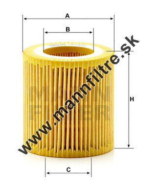 Olejový filter MANN FILTER HU 8011 z