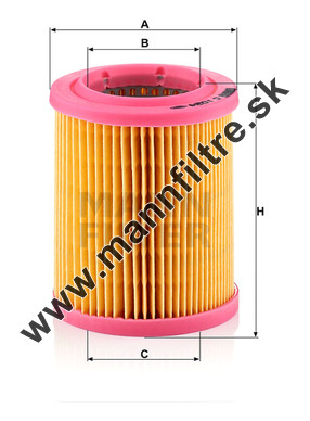 Vzduchový filter MANN FILTER C 1024