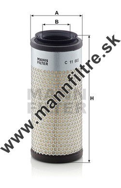 Vzduchový filter MANN FILTER C 11 003
