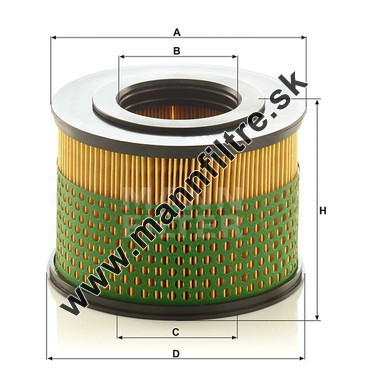 Vzduchový filter MANN FILTER C 1233