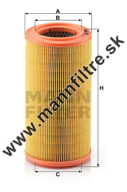 Vzduchový filter MANN FILTER C 1286/1