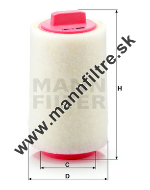 Vzduchový filter MANN FILTER C 1287