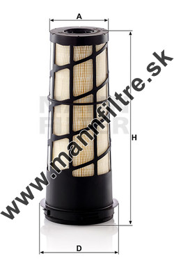 Vzduchový filter MANN FILTER C 12 006