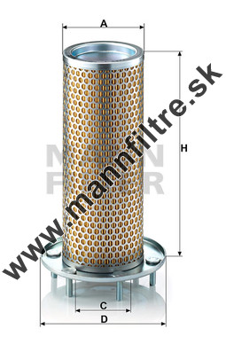 Poistný filter MANN FILTER C 1371