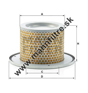Poistný filter MANN FILTER C 1374/2 KIT