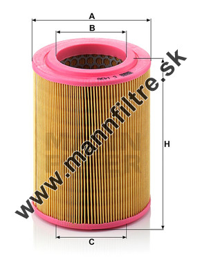 Vzduchový filter MANN FILTER C 1430