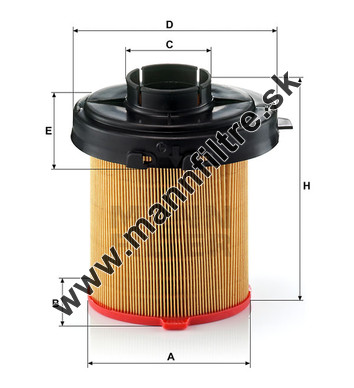 Vzduchový filter MANN FILTER C 1468/2