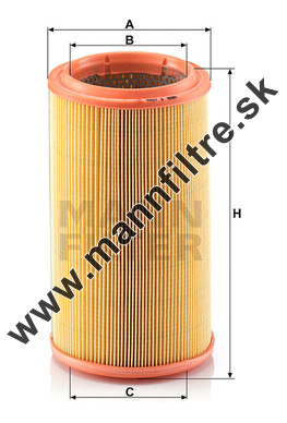 Vzduchový filter MANN FILTER C 1586