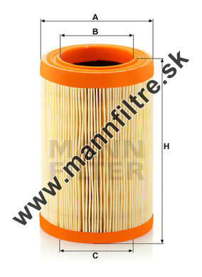 Vzduchový filter MANN FILTER C 15 005