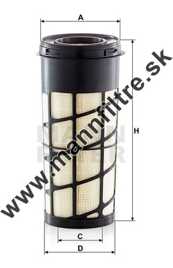 Vzduchový filter MANN FILTER C 15 011
