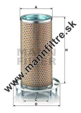 Poistný filter MANN FILTER C 16 140
