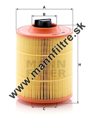Vzduchový filter MANN FILTER C 16 142/2