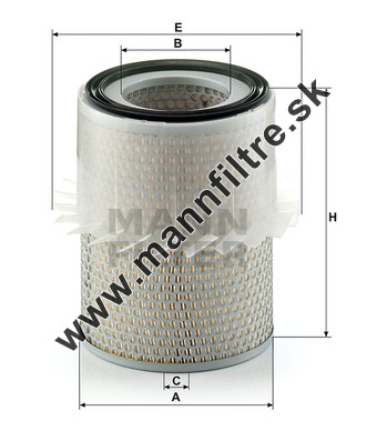 Vzduchový filter MANN FILTER C 16 148