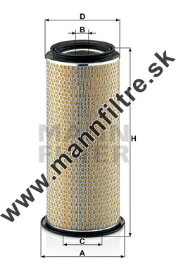 Vzduchový filter MANN FILTER C 17 400
