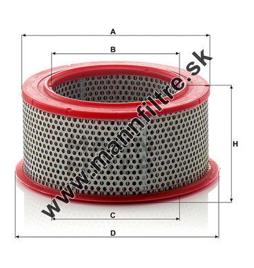 Vzduchový filter MANN FILTER C 1854/1