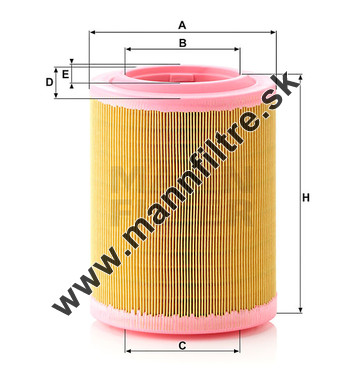 Vzduchový filter MANN FILTER C 18 003