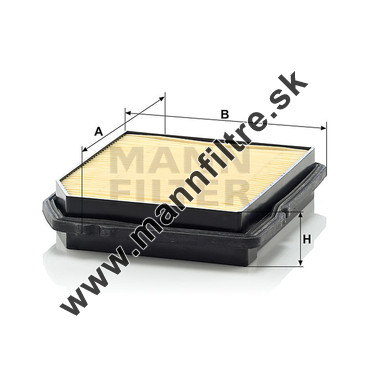 Vzduchový filter MANN FILTER C 2136