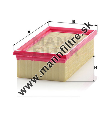 Vzduchový filter MANN FILTER C 2163/2