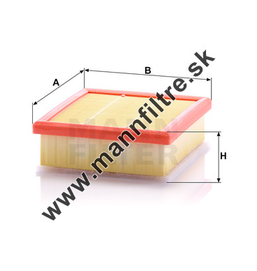 Vzduchový filter MANN FILTER C 21 002