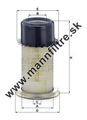 Vzduchový filter MANN FILTER C 21 012