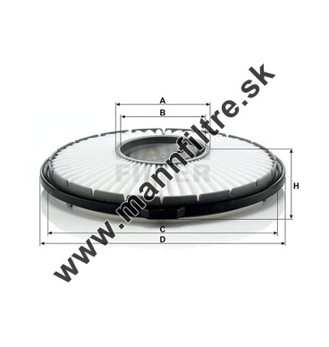 Vzduchový filter MANN FILTER C 2226