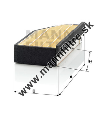 Vzduchový filter MANN FILTER C 2243/1