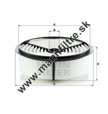 Vzduchový filter MANN FILTER C 2262