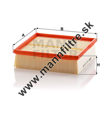 Kabínový filter MANN FILTER C 22 117/2