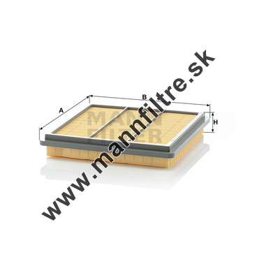 Vzduchový filter MANN FILTER C 2332