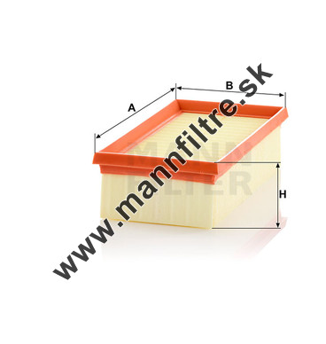 Vzduchový filter MANN FILTER C 2363/1