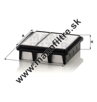Vzduchový filter MANN FILTER C 23 006