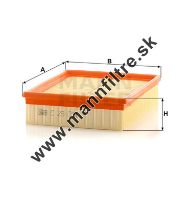 Vzduchový filter MANN FILTER C 23 011