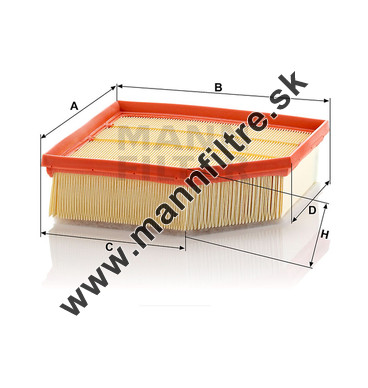 Vzduchový filter MANN FILTER C 23 129
