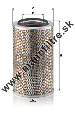 Vzduchový filter MANN FILTER C 23 440/1