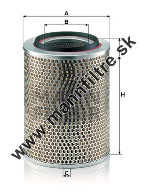 Vzduchový filter MANN FILTER C 23 440/2