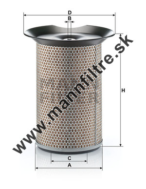 Vzduchový filter MANN FILTER C 23 502