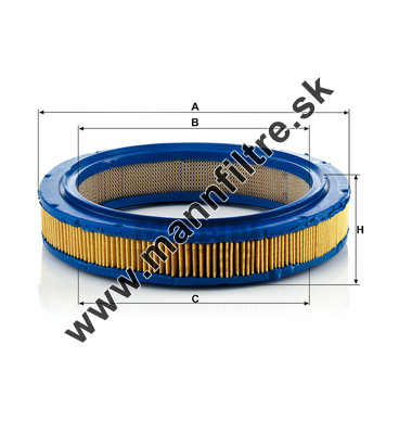 Vzduchový filter MANN FILTER C 2431