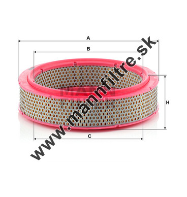 Vzduchový filter MANN FILTER C 2436/1