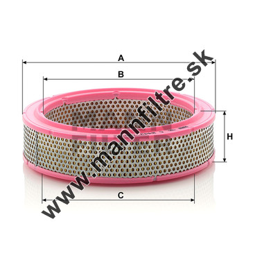Vzduchový filter MANN FILTER C 2443