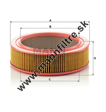Vzduchový filter MANN FILTER C 2445