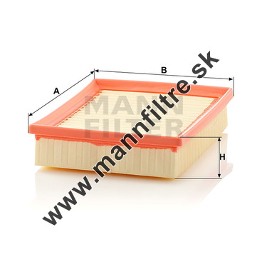 Vzduchový filter MANN FILTER C 2490