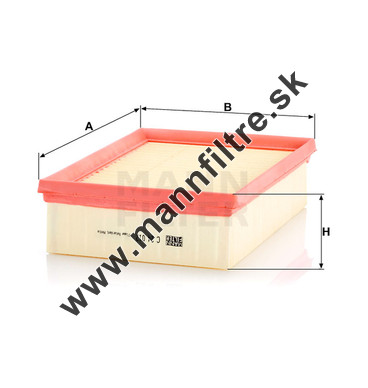 Vzduchový filter MANN FILTER C 24 012