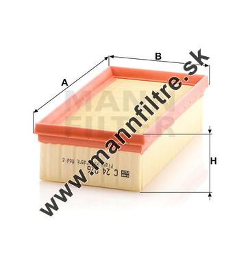 Vzduchový filter MANN FILTER C 24 026