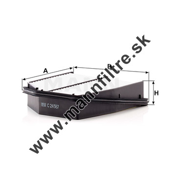 Vzduchový filter MANN FILTER C 24 567