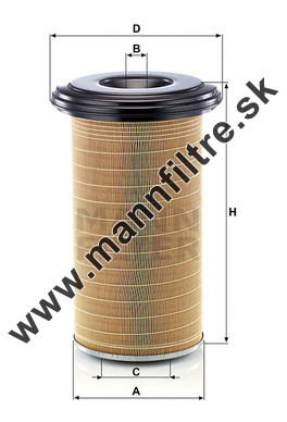 Vzduchový filter MANN FILTER C 24 650/7