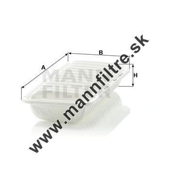 Vzduchový filter MANN FILTER C 2513
