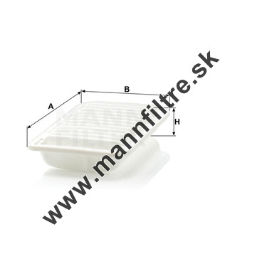 Vzduchový filter MANN FILTER C 2514