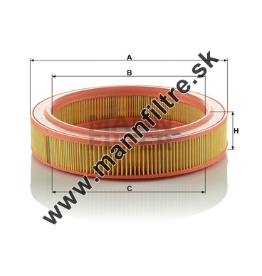 Vzduchový filter MANN FILTER C 2534