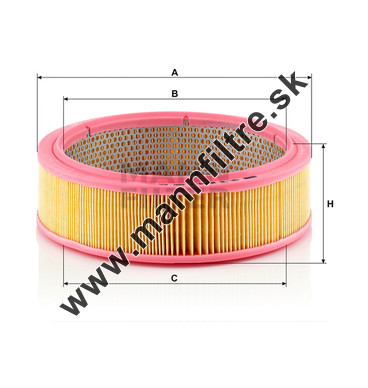 Vzduchový filter MANN FILTER C 2545/1