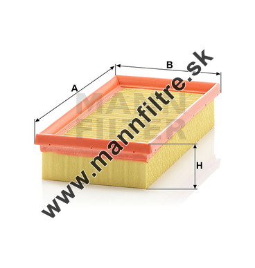 Vzduchový filter MANN FILTER C 2554